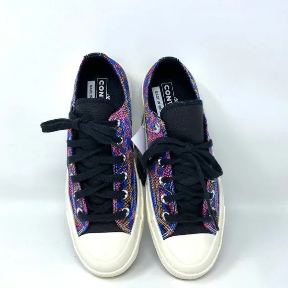 Converse CHUNK 70 OX Blue Pink Egret Canvas Low Top Sneaker Women's Size 570265C - Picture 8 of 11
